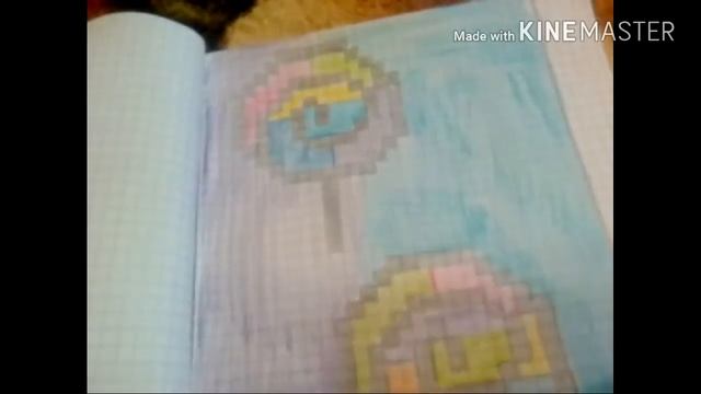Рисунки по клеточкам :) часть 1 смотреть онлайн