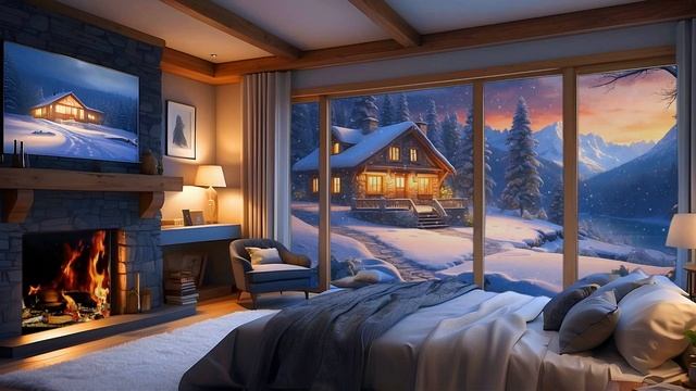 Идеальный фон для сна: звуки потрескивающих дров, шум ?