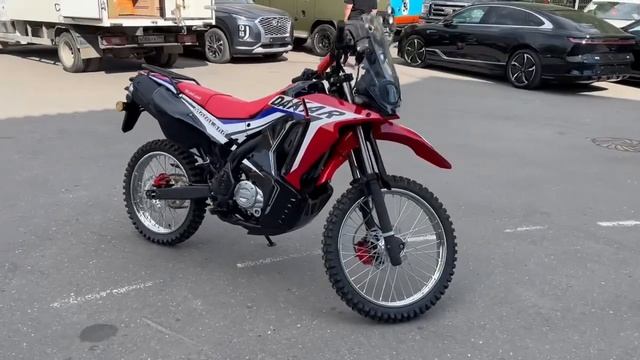 Кроссовый мотоцикл Motoland DAKAR LT250 смотреть онлайн
