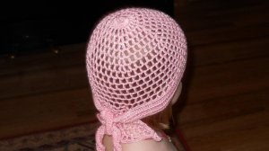 Бандана крючком Роза