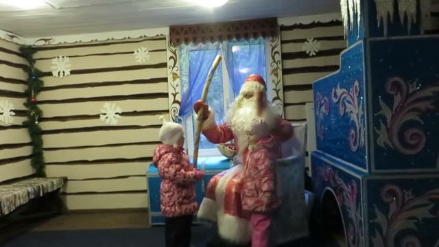 В гостях у деда мороза. Зубровник. Токсово. 2014г. смотреть онлайн