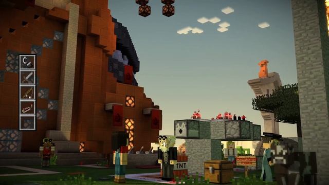 КРАСНОКАМЬЕ - Minecraft Story Mode #3 (ЭПИЗОД 2: НУЖНА СБОРКА) смотреть онлайн