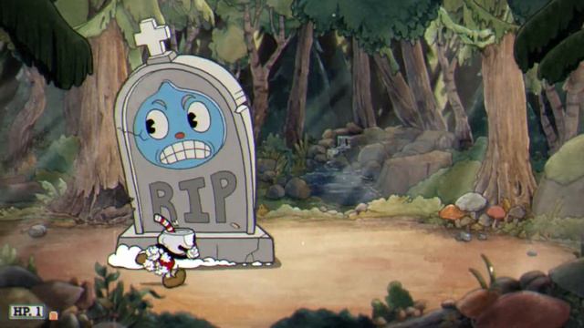 Cuphead Опасная трясина. Сумасшедший синий шар!!! смотреть онлайн