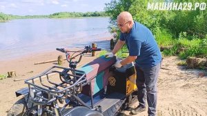 Новинка мира мотобуксировщиков — Колесно-лыжный «Мот