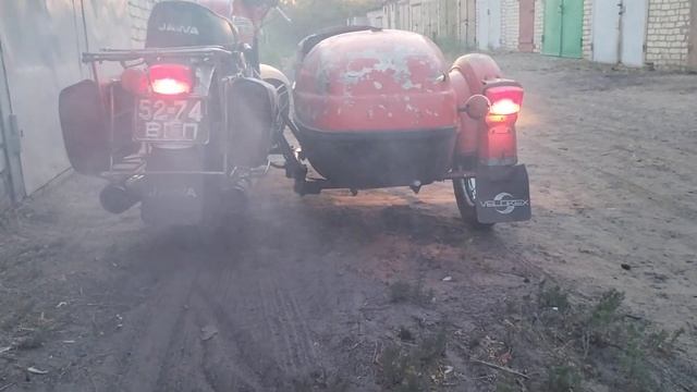 ЯВА 350 серокрылка весна 2024 на горячую с родным пробего?