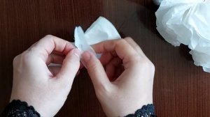 цветы из туалетной бумаги простой способ