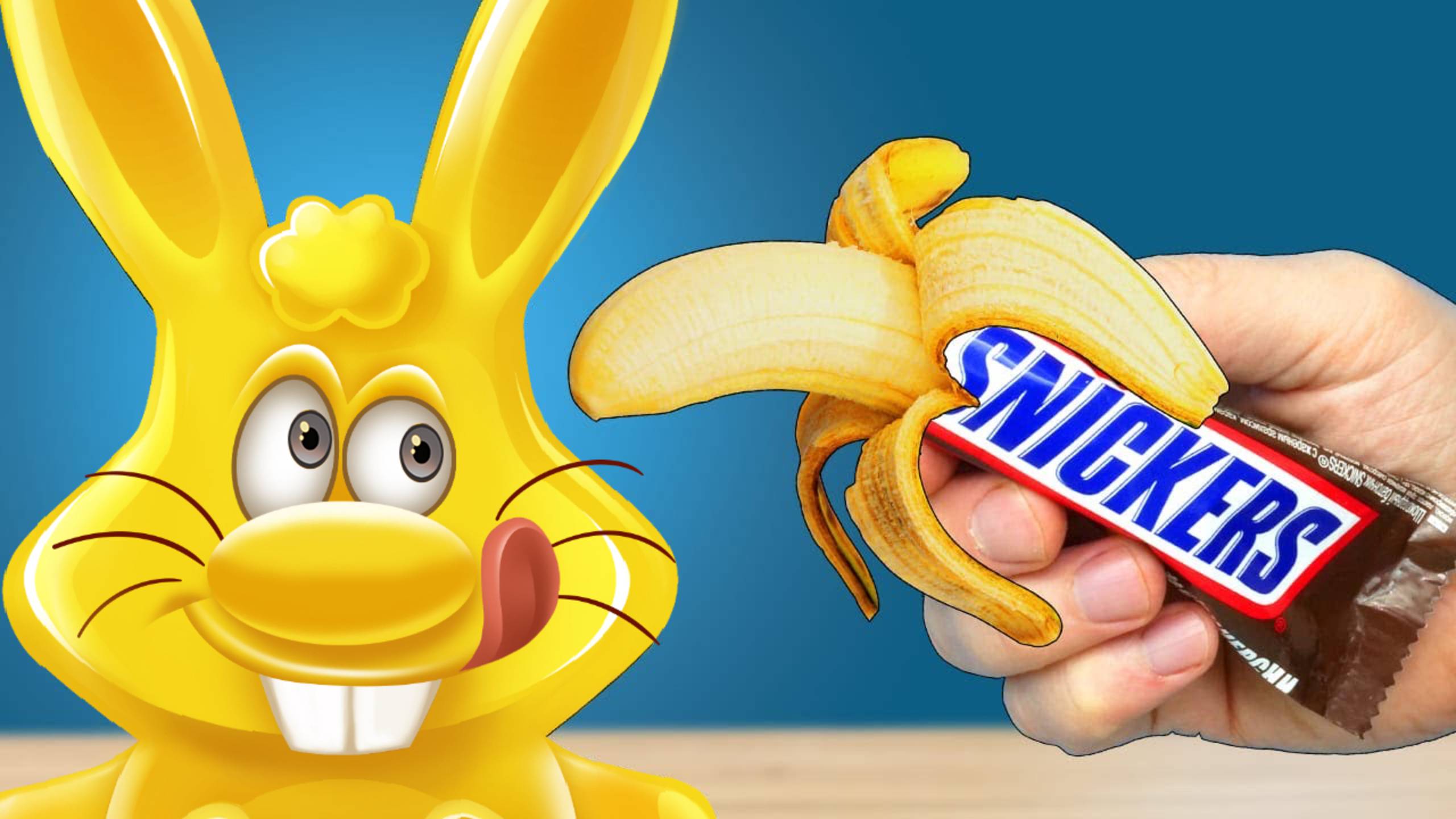 Как сделать Банановый Сникерс для желейного зайца Харитона SNICKERS смотреть онлайн