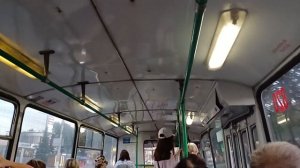 (г.Чебоксары) поездка на троллейбусе ЗиУ-682Г-016 (012) по ма