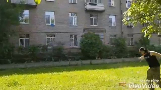 Разработка нового трюка. Рубка двух одновременно кинутых бутылок. Прикольные ощущения✌😂