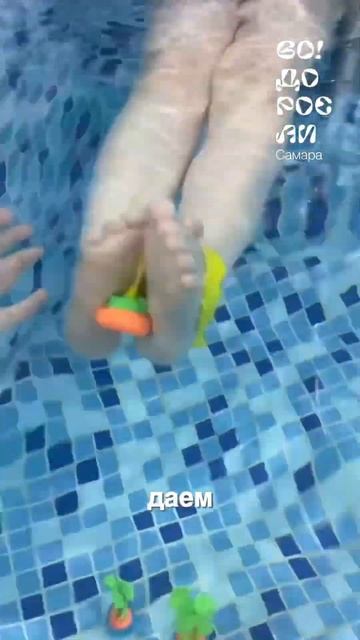 Обучаем плаванию в Самаре #плаваниедлядетей смотреть онлайн