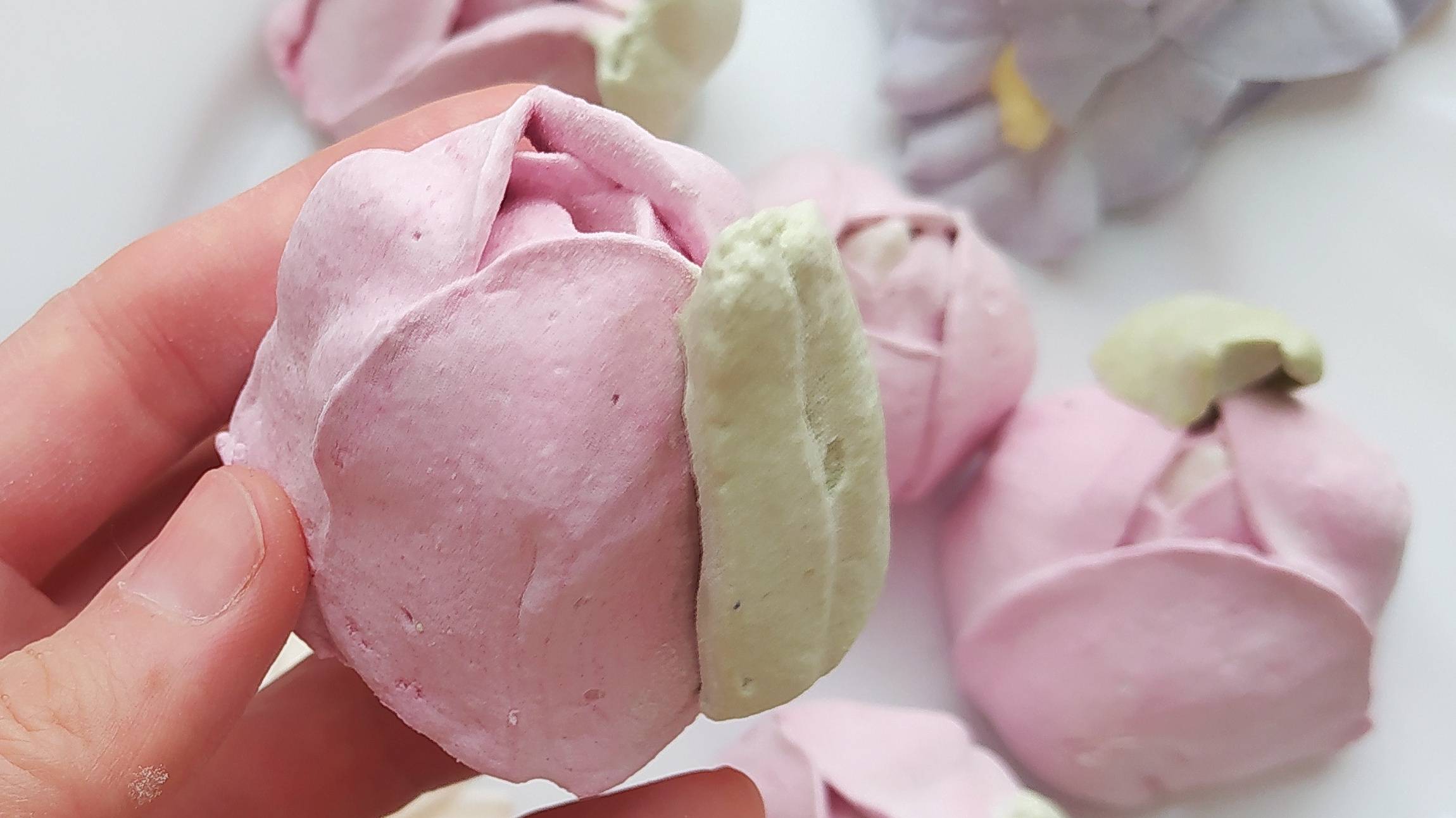 Цветы из ЗЕФИРА 🌷💮🌼 Ирис, Тюльпан, Гербера, Хризантема. Обзор кондитерских насадок.