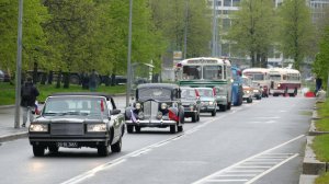 Ретро-парад в Санкт-Петербурге, 24 мая 2025, первая колонна