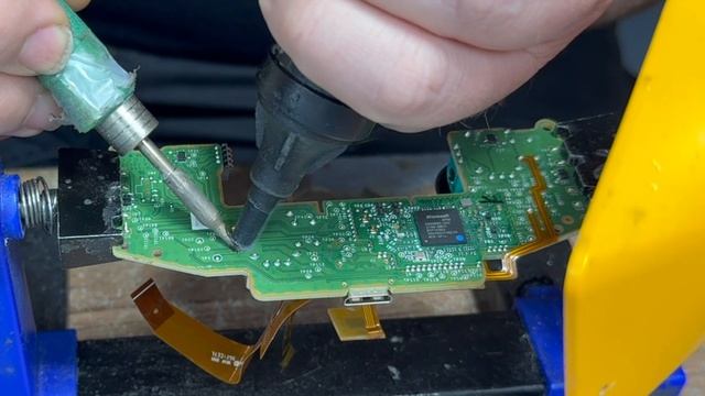 Ремонт контроллера, замена потенциометров.