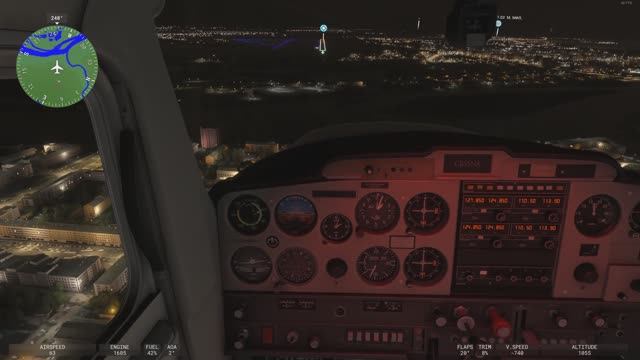 Microsoft Flight Simulator 2024 - мой первый полет по кругу