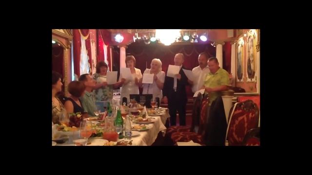Мы поздравляем нашу любимую подругу Олю с юбилеем. смотреть онлайн