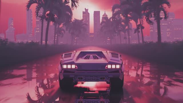 🚀 **1-часовой Synthwave Mix - Neon City Nights** 🚀