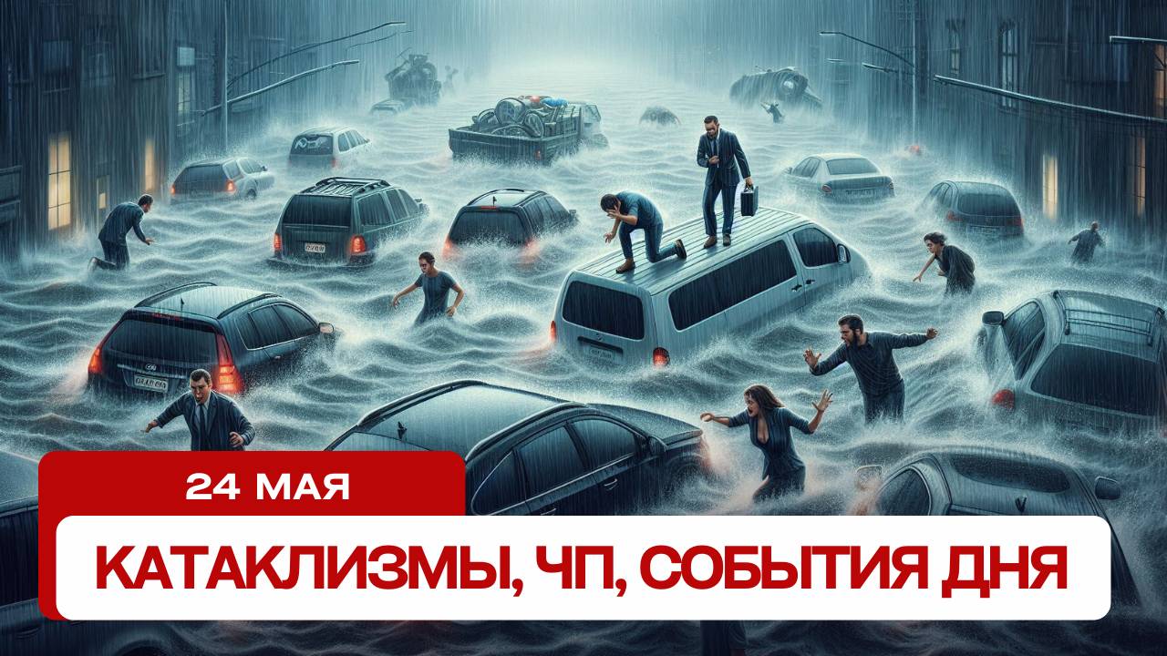 Катаклизмы за день 24.05.2025. Новости, ЧП, события дня смотреть онлайн