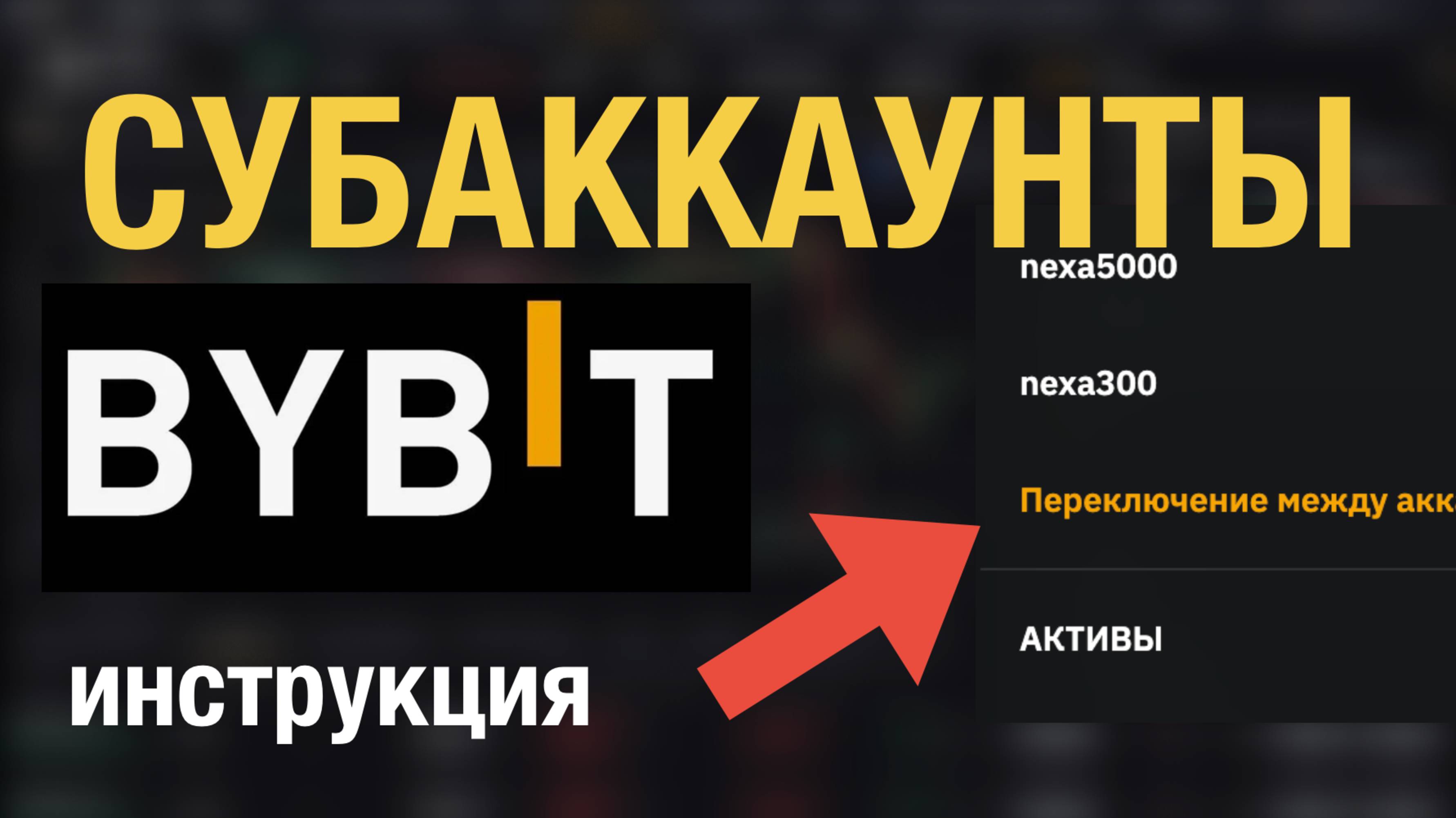 Как создать субаккаунт на ByBit | Как управлять субаккаунтами | Как удалить субаккаунт смотреть онлайн