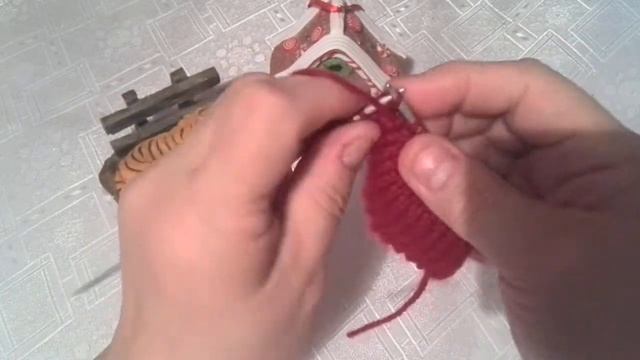 ПОЛАЯ РЕЗИНКА спицами МК смотреть онлайн