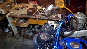 Замена руля на мопеде Альфа, окончание установки.