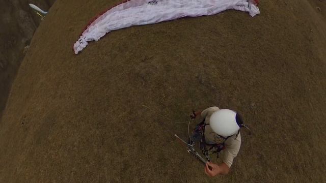 Моноколесо и параплан. Наконец вместе. Часть 2