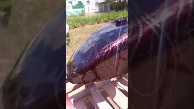 Кастом покраска мото деталей