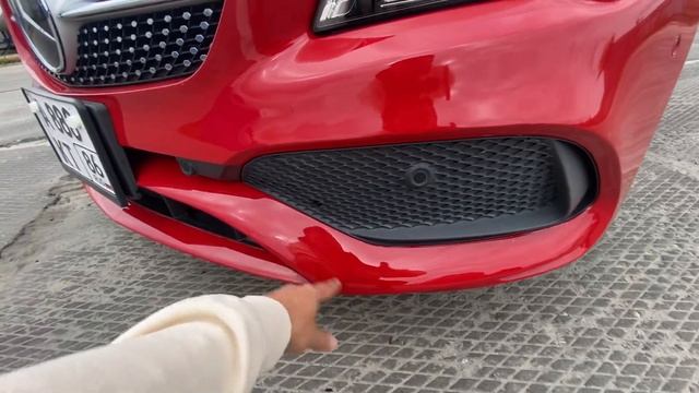 Обзор на Mercedes-Benz CLA180 AMG, 2017 год, пробег 46.000 км, правый ру? смотреть онлайн
