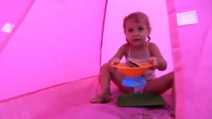 Пикник на море у Кати и Макса Новые палатки  Тарелка Сю