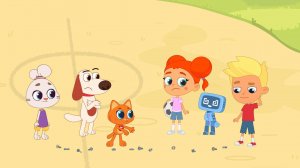 Котёнок Кнопа и робот – Футбольный матч с сюрпризом! #котеноккнопа #video #мультфильм #котэ #кнопа