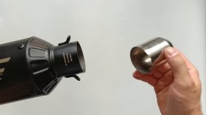 Глушитель SC project прямоток на мотоцикл, питбайк