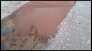 Полировка мозаичного пола. ДК Рефтинский.