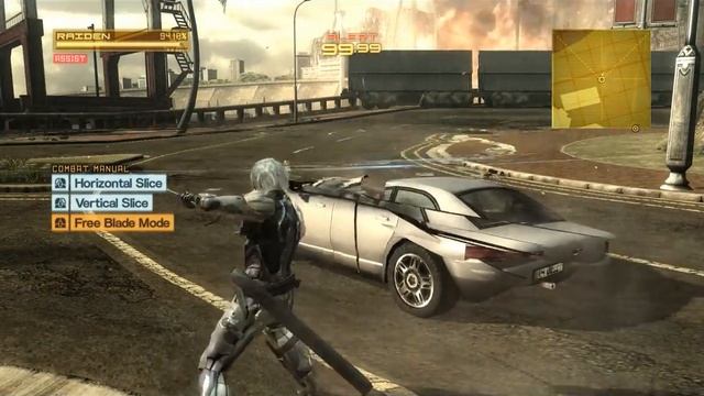Разрезание предметов в METAL GEAR RISING REVENGEANCE смотреть онлайн