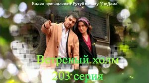 Обзор турецкого сериала «Ветреный холм» 203 серия