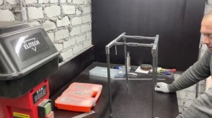 Походный мангал с установкой казана. Своими руками.