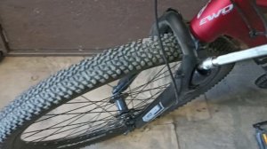 Чиним стук вилки при отскоке на EWO Scout 29