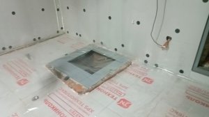 Утепление пола и стен , финал. Работа вентиляции.