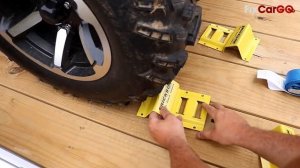 Крепление квадроцикла в прицепе