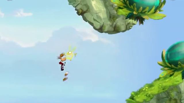 Играю в Rayman моё первое видео