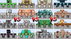 КТО САМЫЙ СИЛЬНЫЙ В ЗАМКЕ МУТАНТОВ?  Битва мобов в Майнкрафте с модами
