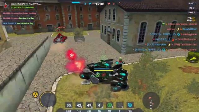 Tanki Online - Paladin/Tesla Jammer/Brutus on Molotov CTF | Tанки Онлайн смотреть онлайн