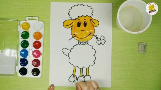 Рисуем милую овечку смотреть онлайн