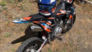 Звук с флейтой и без флейты на питбайке  ￼Regulmoto PILOT ЕМ 17