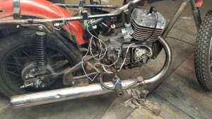 DC CDI зажигание на мотоцикл Минск из контактного генера