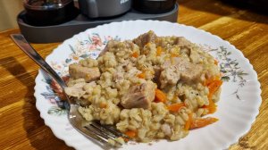 Самая вкусная Перловка которую я ел Перловка с мясом в Мультиварке-Скороварке