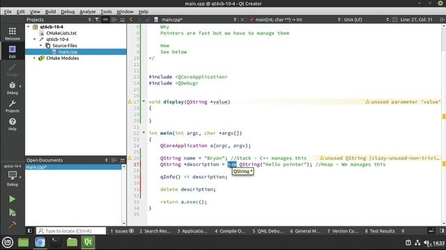 4. Pointer memory management смотреть онлайн