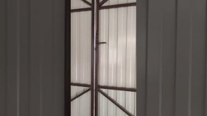 Распашные ворота для ангара