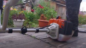 Новый триммер  Stihl fs250)))                             Первый запуск!!!2