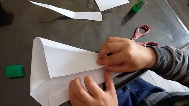 как сделать голову заяца из бумаги А4