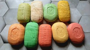 Резка кубиков на сухом мыле АСМР