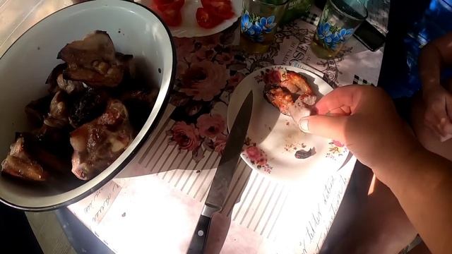 ГОТОВИМ ШАШЛЫК И ИКРУ С БАКЛАЖАНОВ смотреть онлайн